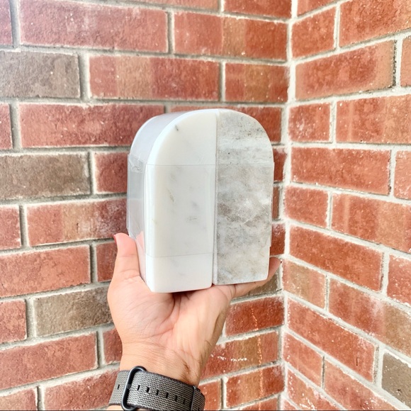 TARGET STUDIO MCGEE MARBLE STONE BOOKENDS